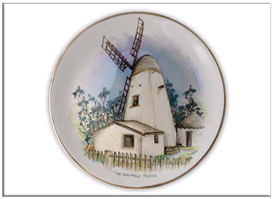 Old Perth Mill plate by Anne Blake