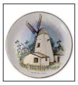 Old Mill Plate by Anne Blake