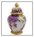 Purple Grape ginger jar