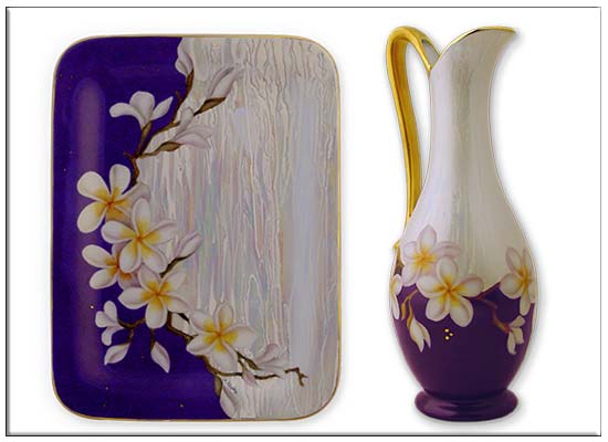 Frangipannis jug by Anne Blake