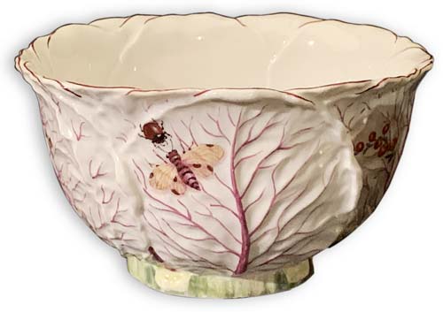 Cabbage Leaf Bowl - Chelsea Porcelain Factory