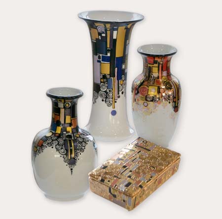 Pieces hand painted by Heather Tailor