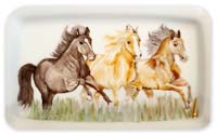 First fire students plate - horses