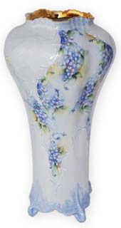 Forget-me-not Dresden vase by Anne Blake